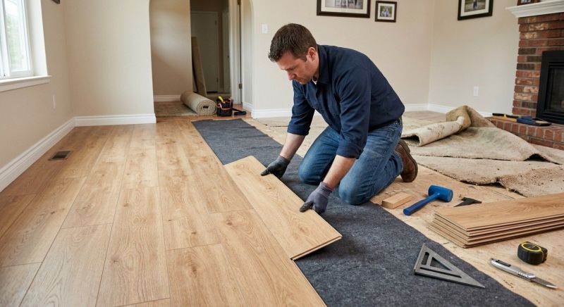 Laminate Floor Remodeling in Ashburn, VA