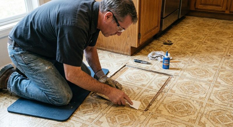 Linoleum Floor Installation in Falls Church, VA