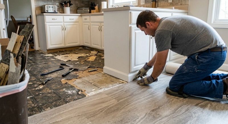 Linoleum Floor Installation in Gaithersburg, MD