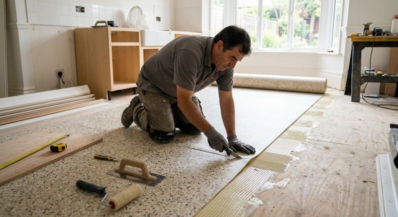 Linoleum Floor Installation in Potomac, MD