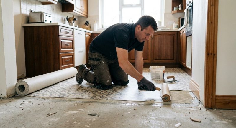 Linoleum Floor Installation in Silver Spring, MD