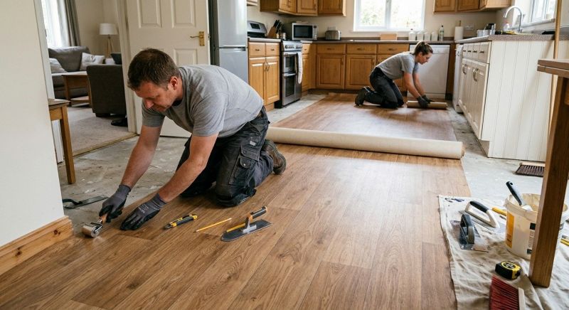 Linoleum Flooring Replacement in Ashburn, VA