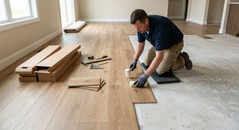 Luxury Vinyl Tile Installation in Herndon, VA