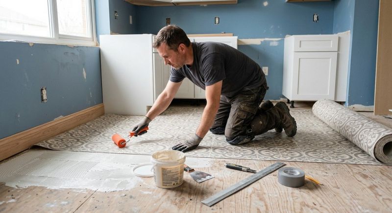 Sheet Linoleum Installation in Silver Spring, MD