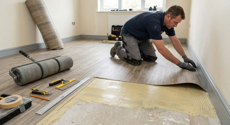Sheet Vinyl Installation in Aldie, VA